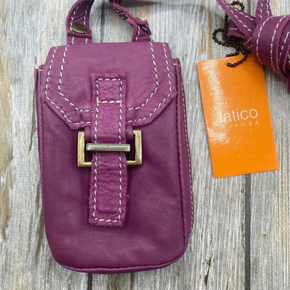 Latico Small Leather Phone Case Crossbody Purse Bag Wallet
